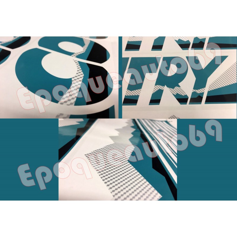 Autocollants stickers hayon Volkswagen Golf 2 country mk2 vert